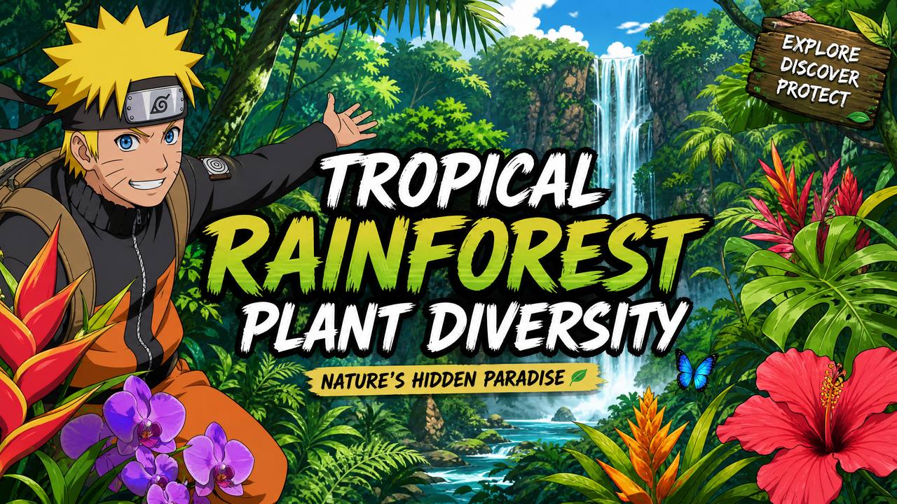 国产植物视频-热带雨林植物多样性探索视频分享